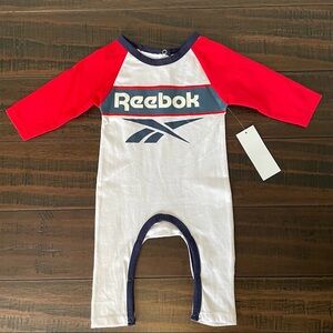 Reebok Baby Boy Long Sleeve One Piece Outfit NWT